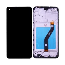Touch+Display+Frame Samsung Galaxy A21/A215 Preto Touch+Display+Frame Samsung Galaxy A21/A215 Preto